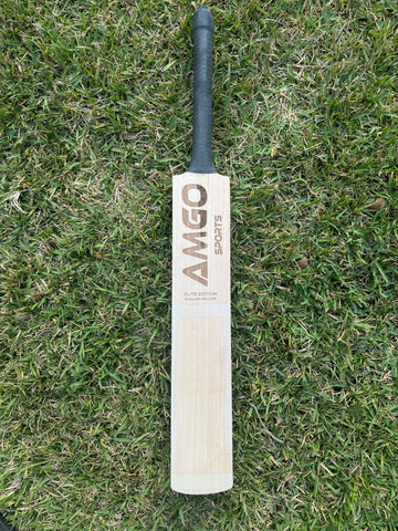 AMGO “ELITE EDITION” GRADE 1 ENGLISH WILLOW BAT - 1169 gms - Adult Short Handle