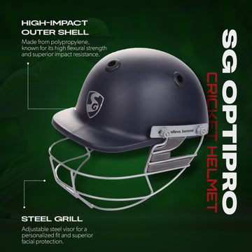 SG Optipro Cricket Helmet