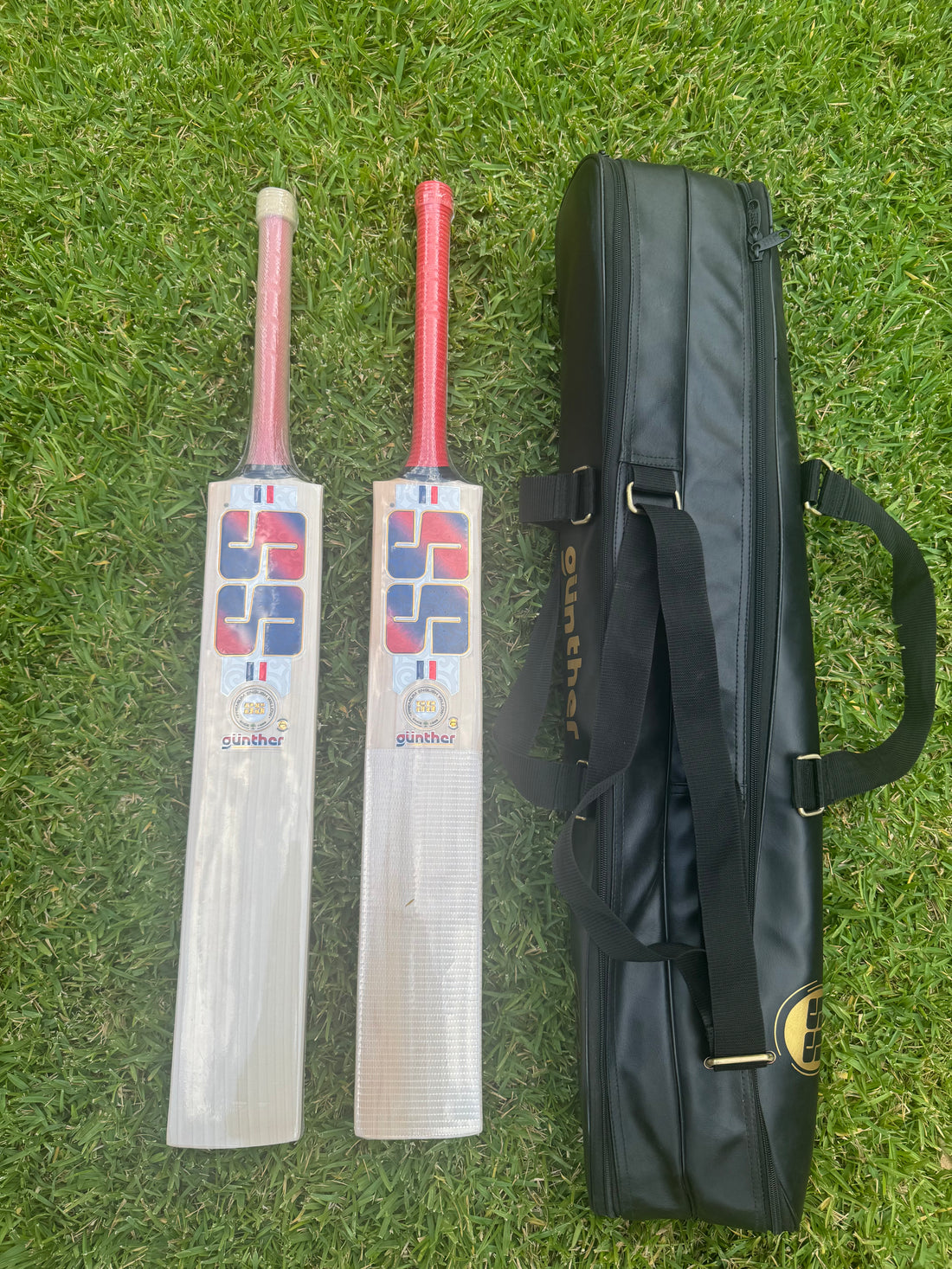 SS Gunther English Willow Cricket Bat – SH (Set of 2)