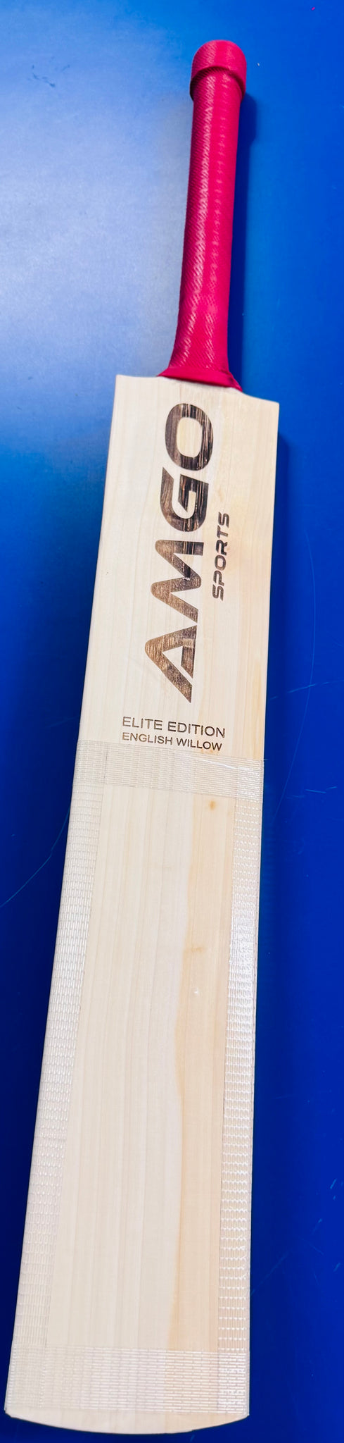 AMGO “ELITE EDITION” GRADE 1 ENGLISH WILLOW BAT - 1175 gms - Adult Short Handle