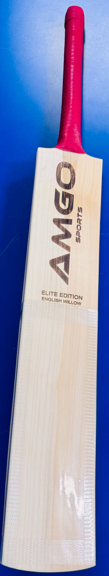 AMGO “ELITE EDITION” GRADE 1 ENGLISH WILLOW BAT - 1165 gms - Adult Short Handle