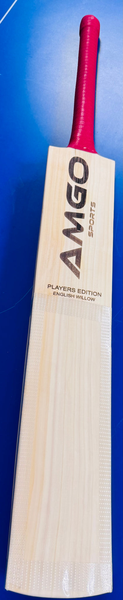 AMGO “PLAYERS EDITION” Players Grade ENGLISH WILLOW BAT – 1170 gms - Adult Short Handle