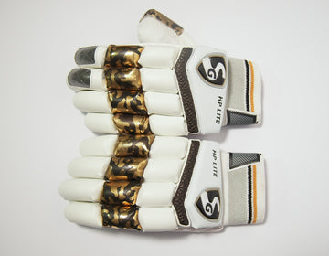 SG - Hardik Pandaya Batting Gloves - Gold White