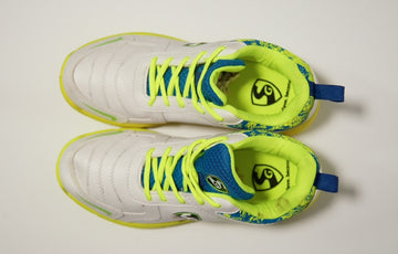 SG Bouncer 2.0 Rubber Spike Cricket Shoes - Neon Sole