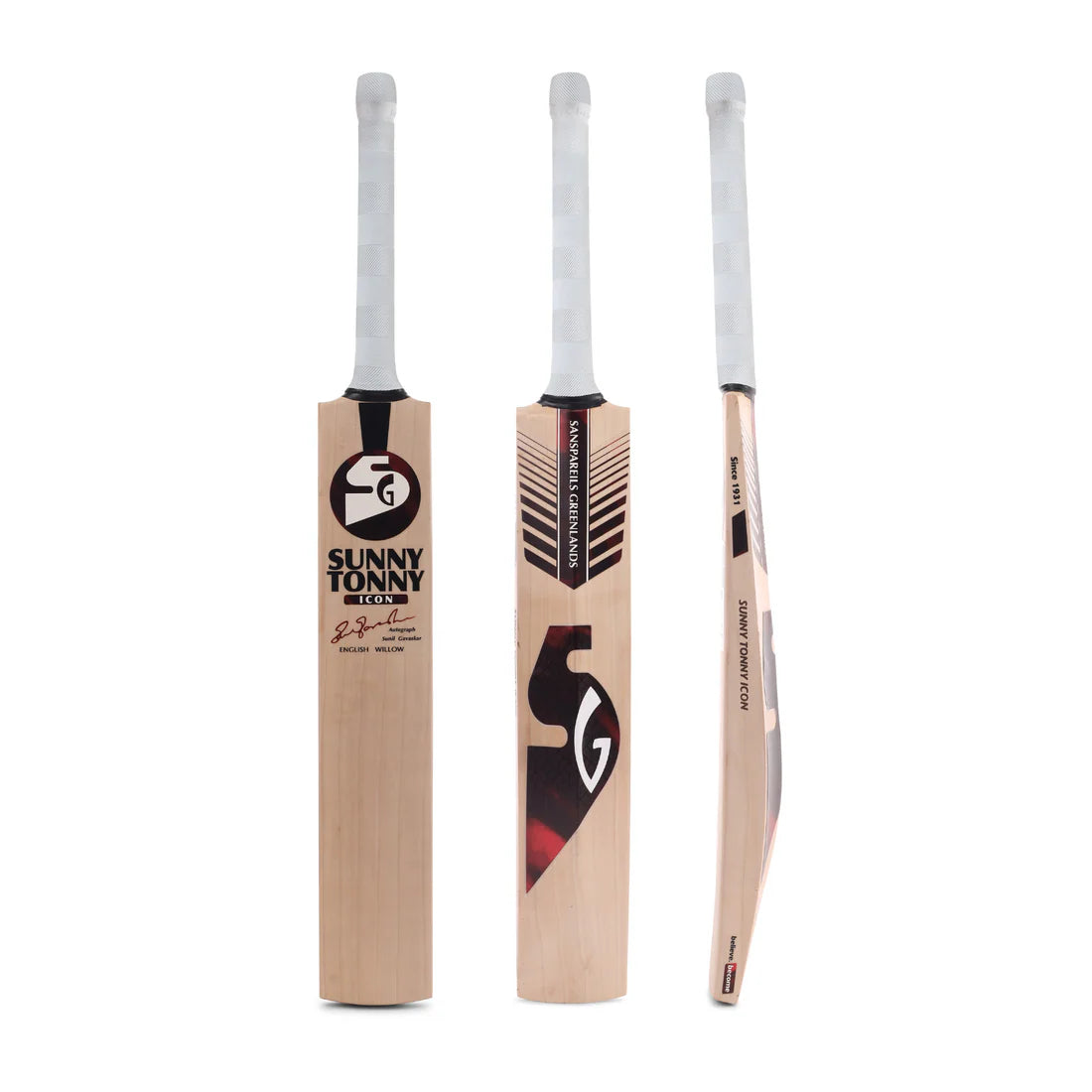 SG Sunny Tonny Icon English Willow Cricket Bat  - Short Handle